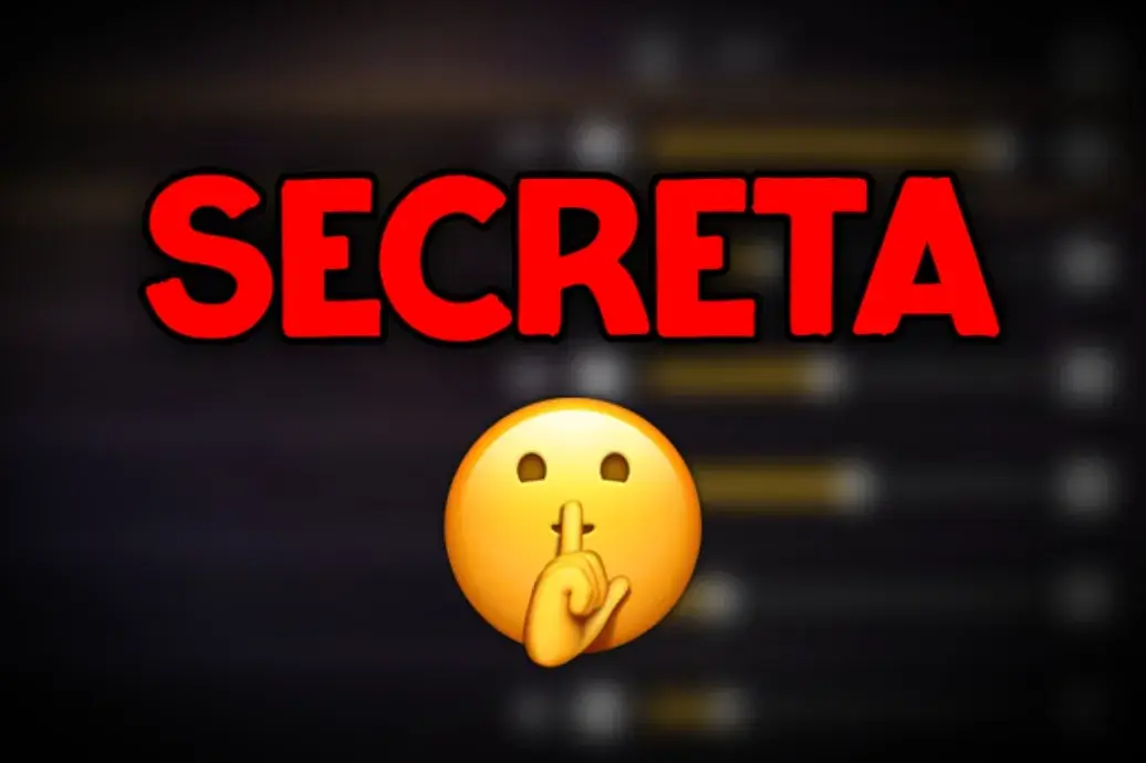 sensibilidad prohibida menu de configuracion de free fire