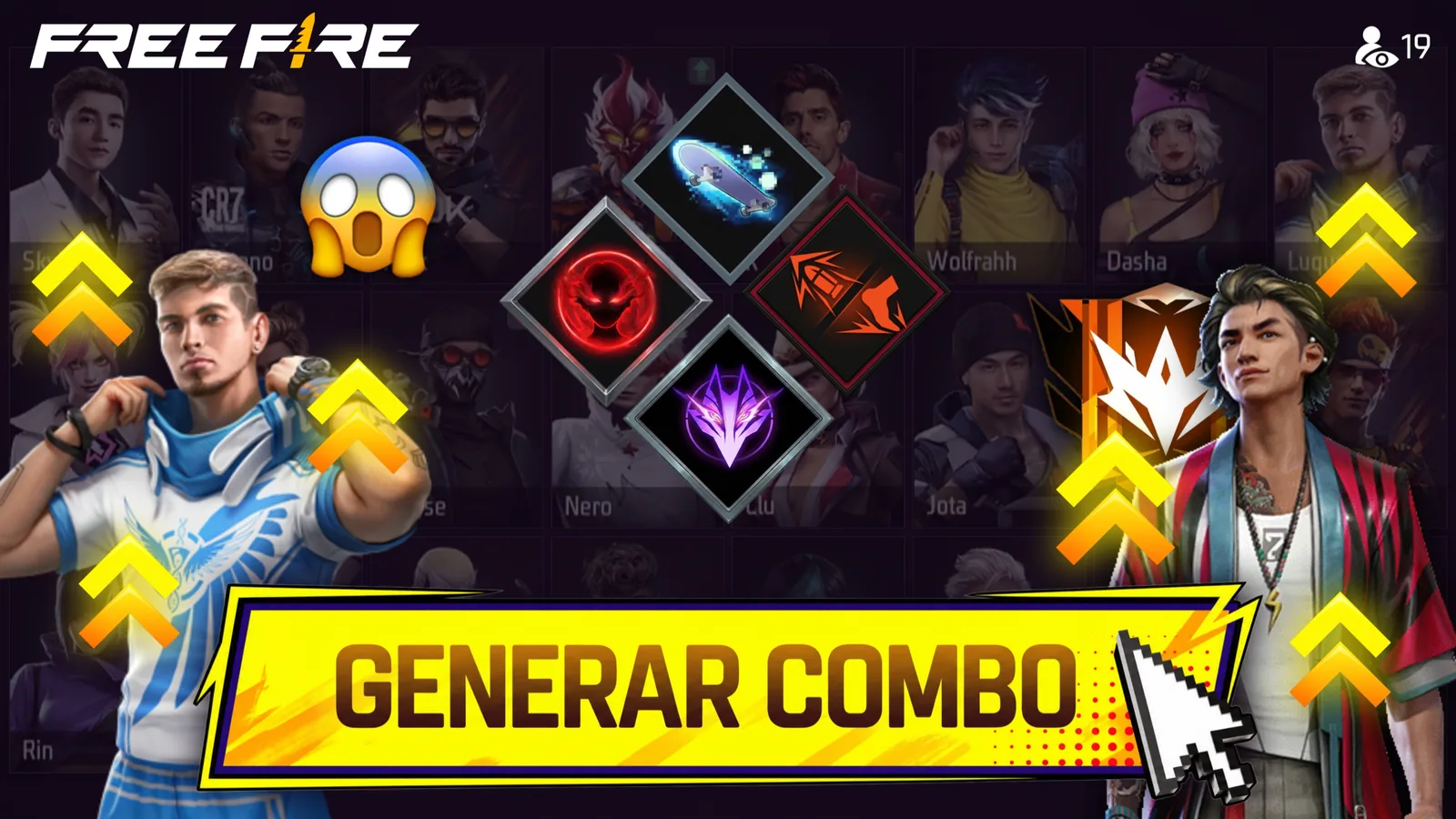 Combos de habilidades Free Fire: el mejor generador de 2026